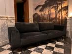 Antraciet velours 3-zits bank Maison Manon - Zo goed als nie, Ophalen, 250 tot 300 cm, Driepersoons, 75 tot 100 cm
