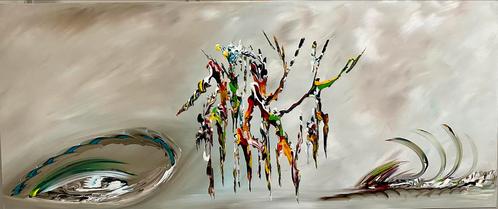 Gena Gennadyj- The Wonder- Handgeschilderd- Uniek, Antiek en Kunst, Kunst | Schilderijen | Abstract, Ophalen of Verzenden