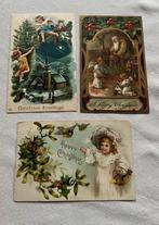 Prachtige antieke Kerstkaarten. Drie stuks., Diversen, Kerst, Verzenden