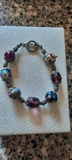 Vintage millefiori Murano  armband,met Swarovski kristal., Sieraden, Tassen en Uiterlijk, Armbanden, Ophalen of Verzenden, Zo goed als nieuw