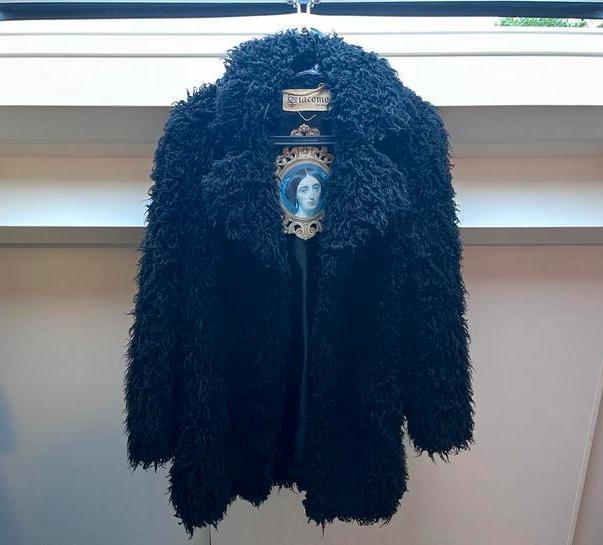 Giacomo dames jas – zwart – shaggy teddy – maat M - BIEDEN, Kleding | Dames, Jassen | Zomer, Zo goed als nieuw, Maat 38/40 (M)