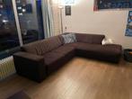Hoekbank bruin - zondag 28dec ophalen, Ophalen, Gebruikt