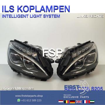 W205 ILS Koplamp set LINKS + RECHTS Mercedes C Klasse 2014-2 beschikbaar voor biedingen