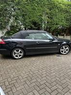 Saab 9-3 1.8 T Cabrio 2006 Zwart, Auto's, Saab, Voorwielaandrijving, 1998 cc, Beige, 4 cilinders