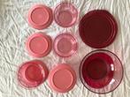 Tupperware donker roze schalen met deksel., Huis en Inrichting, Ophalen of Verzenden, Nieuw, Schaal