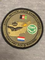 Embleem RNLAF ISAF 1(NLD) PRT, Verzamelen, Militaria | Algemeen, Verzenden, Luchtmacht, Nederland, Embleem of Badge