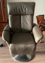 Prachtige mooie sta-op stoel. Italiaans leer!, Ophalen of Verzenden, Zo goed als nieuw, 50 tot 75 cm, Leer