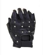 Mofjes met nagel, handschoen, leer, biker, rocker, man, Kleding | Heren, Nieuw, Overige maten, Ophalen of Verzenden, Longhorn