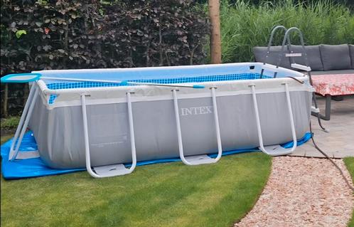 Zwembad Intex Prism Frame opzetzwembad, Tuin en Terras, Zwembaden, Zo goed als nieuw, 200 tot 400 cm, Minder dan 200 cm, Rechthoekig