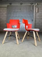 7x Steelcase Turnstone Shortcut chair, Huis en Inrichting, Stoelen, Vijf, Zes of meer stoelen, Modern, Zo goed als nieuw, Metaal