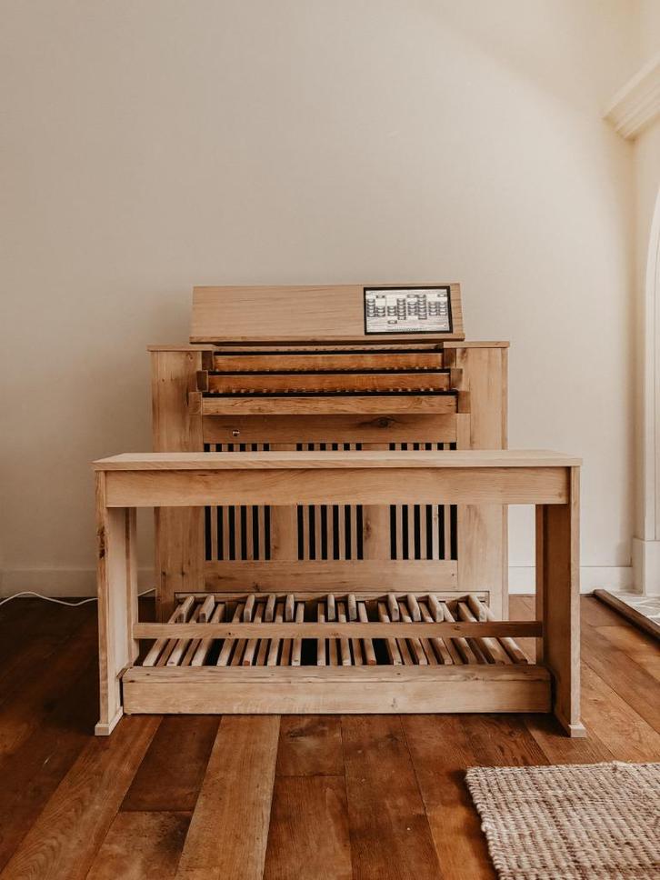 Sweelinq orgel massief eiken - 3 houten klavieren, Muziek en Instrumenten, Orgels, Nieuw, Orgel, 3 klavieren, Ophalen