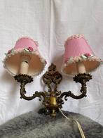 Vintage wandkandelaar / wandlamp Franse stijl (1960–1980), Ophalen of Verzenden, Gebruikt, Metaal, Frans