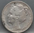 Schaarse 1 gulden 1905 Wilhelmina, Postzegels en Munten, Munten | Nederland, 1 gulden, Verzenden, Zilver, Koningin Wilhelmina