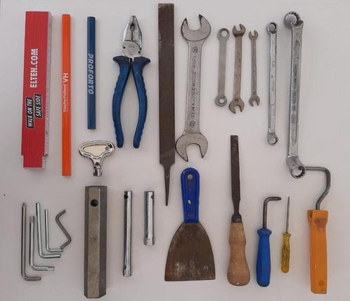 25 Oude Gebruikte Gereedschappen A, Antiek en Kunst, Antiek | Gereedschap en Instrumenten, Ophalen