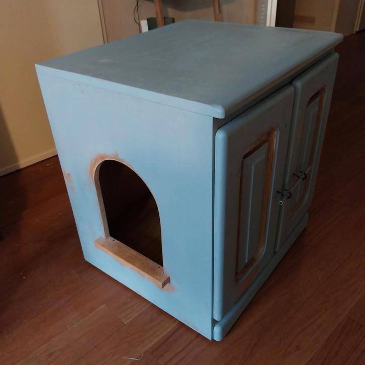 Te koop kattenbak kast, Dieren en Toebehoren, Kattenbakken, Ophalen