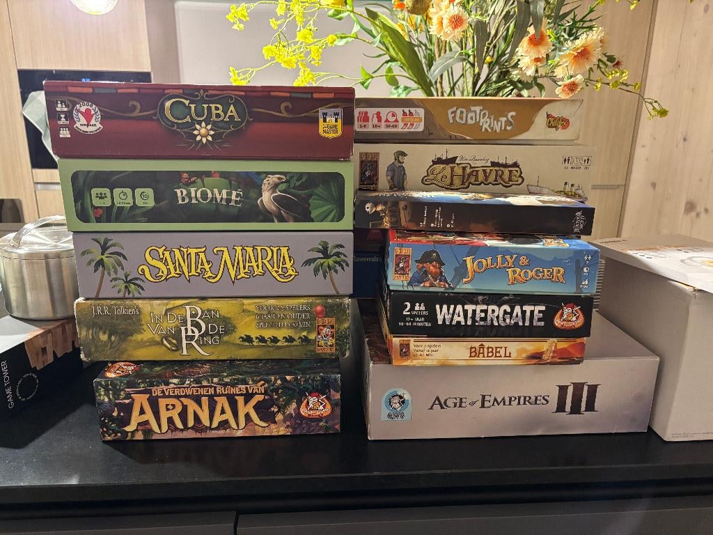 Bordspellen te koop! Oa Cuba, Santa Maria en Biome: Deluxe, Hobby en Vrije tijd, Gezelschapsspellen | Bordspellen, Zo goed als nieuw