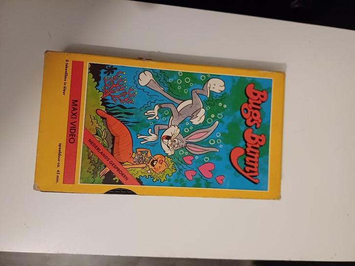 Bugs Bunny – Maxi Video (VHS | Nederlands Gesproken), Cd's en Dvd's, VHS | Kinderen en Jeugd, Gebruikt, Tekenfilms en Animatie