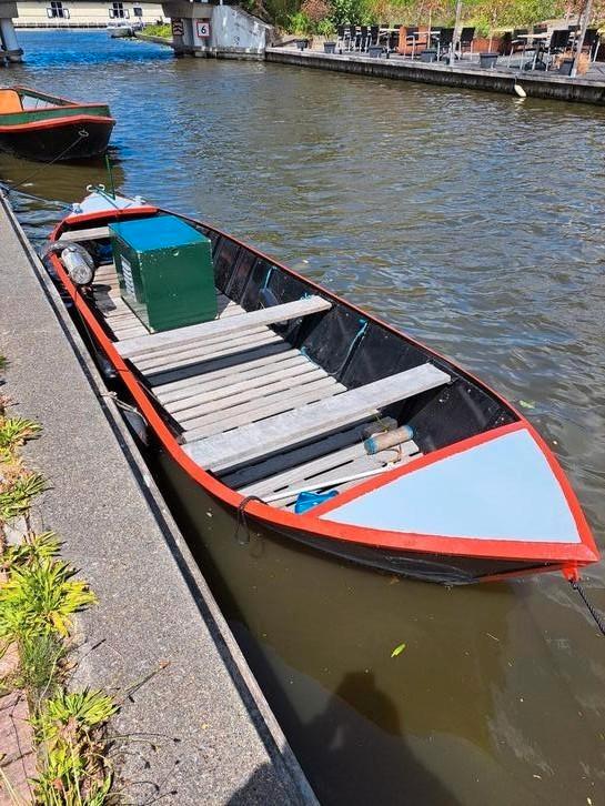 Stalen schuit, Watersport en Boten, Motorboten en Motorjachten, Gebruikt, Staal, Tot 6 meter, Benzine, Binnenboordmotor, Ophalen of Verzenden