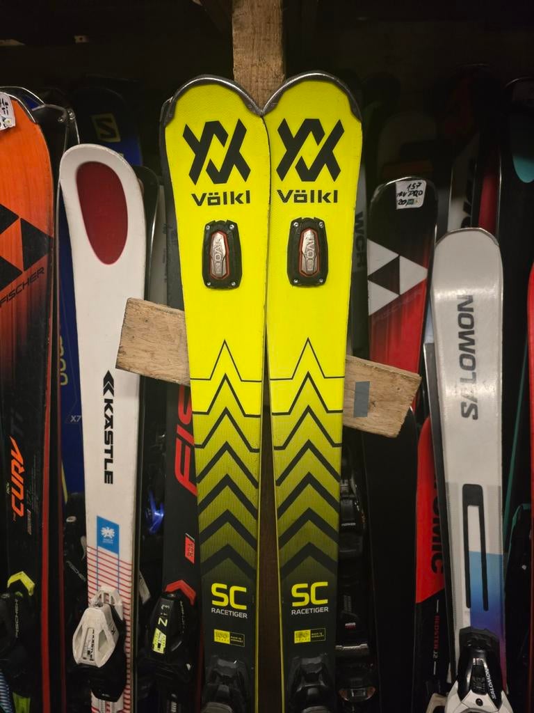 170cm VOLKL RACETIGER SC UVO NP880€ KLEINE BOCHTEN gevorderd, Overige merken, 160 tot 180 cm, Ophalen of Verzenden, Zo goed als nieuw