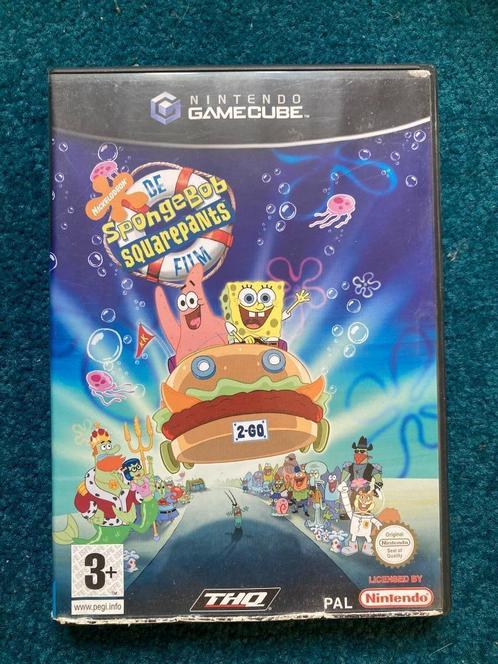 Spongebob Squarpants de film Gamecube, Spelcomputers en Games, Games | Nintendo GameCube, Gebruikt, Avontuur en Actie, 1 speler