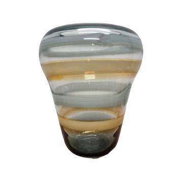 Glazen Swirl design vaas beschikbaar voor biedingen