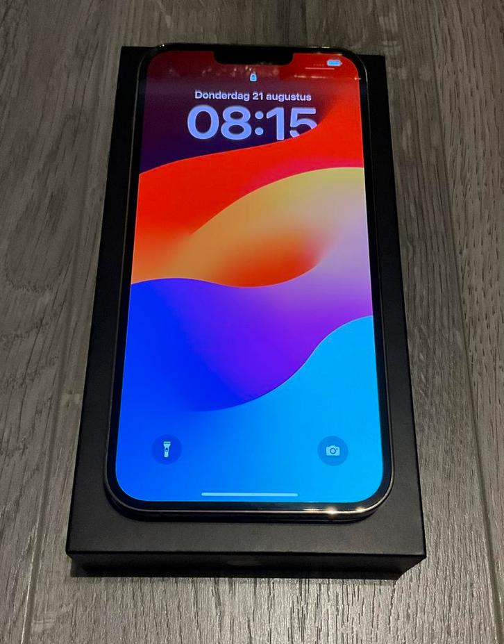 iPhone 13 Pro Max Goud 256GB, Telecommunicatie, Mobiele telefoons | Apple iPhone, Zo goed als nieuw, 256 GB, Zonder abonnement