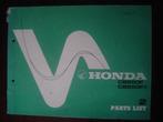 Honda CB550F F1 1975 motorcycle parts list CB 550 F, Ophalen of Verzenden, Honda
