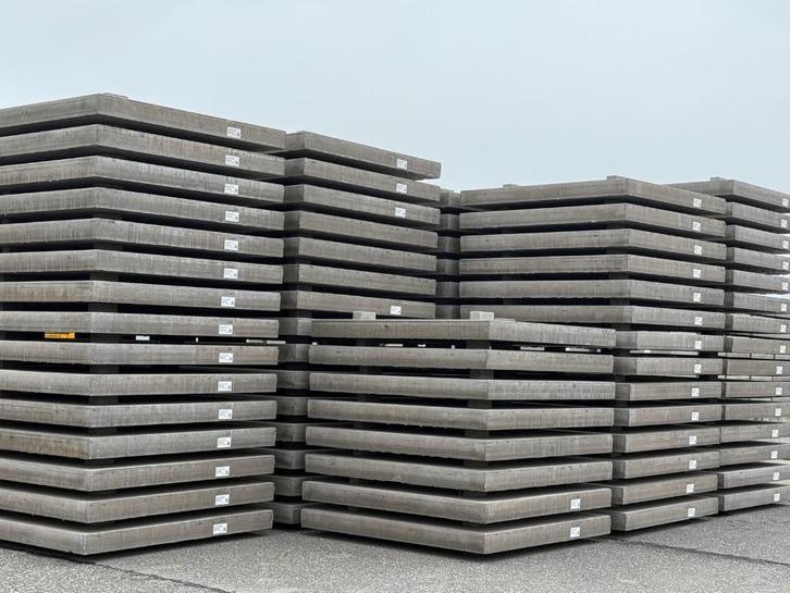 Betonplaten, Industrieplaten, Stelconplaten ( A & B-keus ), Tuin en Terras, Tegels en Klinkers, Gebruikt, Overige typen, Beton