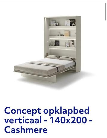 Gezocht: Opklapbed verticaal 140x200 nette staat beschikbaar voor biedingen
