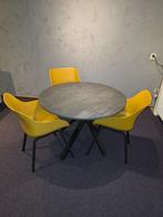 Kuip stoelen x3 geel, Ophalen, Kunststof, Overige kleuren, Drie