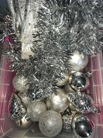 Kerstballen en versiering zilver, Diversen, Kerst, Ophalen