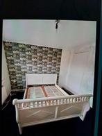 bed 160x200 met 2 elektrisch verstelbare bodems, Huis en Inrichting, Ophalen, Wit, Tweepersoons, 160 cm