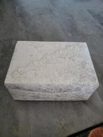 Velvet Kist met Parel Decoratie, Huis en Inrichting, Woonaccessoires | Kisten, Overige materialen, Minder dan 50 cm, Minder dan 50 cm