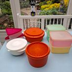 9 delig div. Tupperware doosjes, Huis en Inrichting, Keuken | Tupperware, Ophalen of Verzenden, Wit