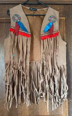 Hippie/indiaan vestje, Ophalen, Zo goed als nieuw, Maat 38/40 (M), Carnaval
