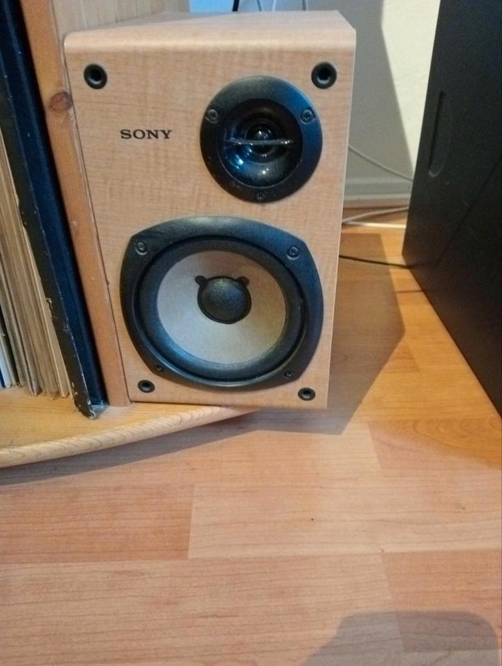 Sony & Philips Speakers + Mini Hi-Fi (Defect), Audio, Tv en Foto, Luidsprekers, Gebruikt, Front, Rear of Stereo speakers, Minder dan 60 watt