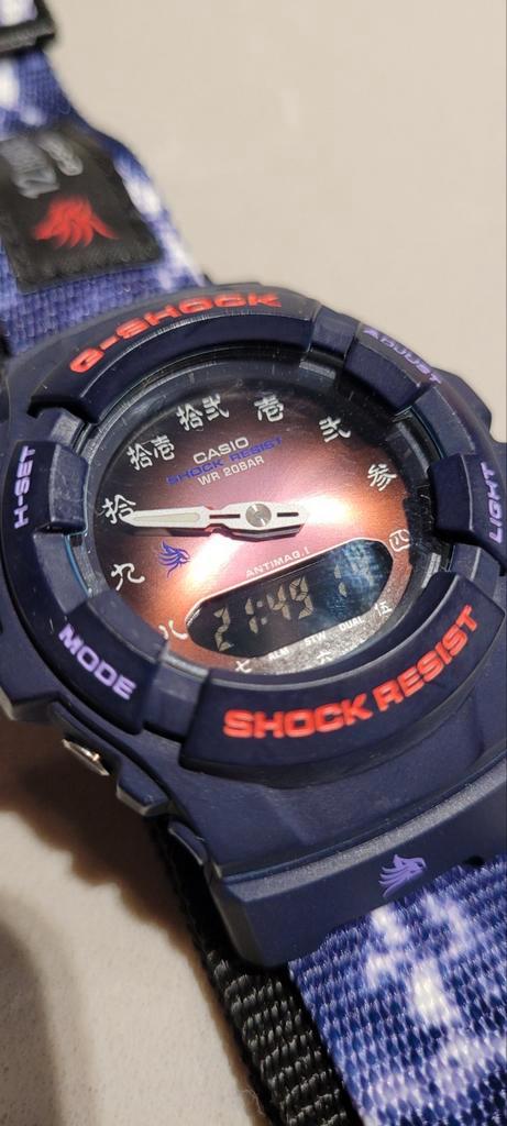 Casio G-Shock G-100BT-6E1JR, Sieraden, Tassen en Uiterlijk, Horloges | Heren, Zo goed als nieuw, Casio, Ophalen of Verzenden