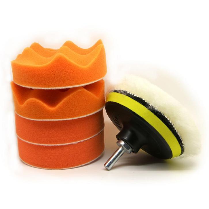 Auto Polijstschijven Set / Polijstmachine Polijsten Polijst, Auto diversen, Onderhoudsmiddelen, Verzenden