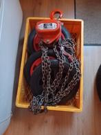 servo kettingtakel 1 ton gebruikt maar functioneel, Doe-het-zelf en Verbouw, Lieren en Takels, Ophalen, Gebruikt