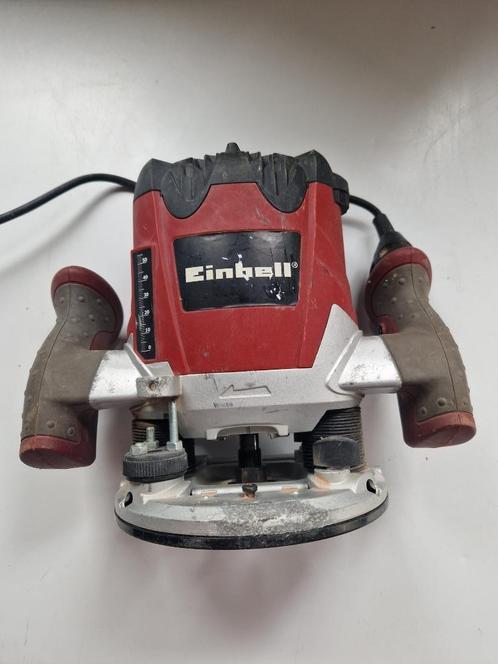 Einhell RT-RO 55 Bovenfrees – €35 met 11 FREZEN, Doe-het-zelf en Verbouw, Gereedschap | Freesmachines, Gebruikt, Elektrisch, Bovenfrees