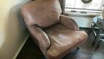Leren fauteuil, Huis en Inrichting, Ophalen, 100 tot 125 cm, Landelijk/industrieel, Leer