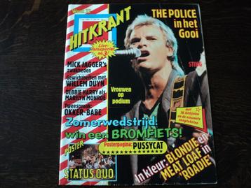 HITKRANT '80 (Police-Status Quo-Pussycat etc beschikbaar voor biedingen