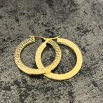 14 karaat gouden oorbellen versace model, Ophalen of Verzenden