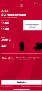 Ajax-Heerenveen zuid2 25,00, Eén persoon, December