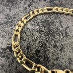 14 karaat gouden armband figaro schakel nieuw, Ophalen of Verzenden, Zo goed als nieuw, Goud