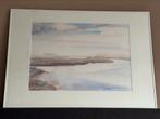 Aquarel Lauwersmeer bij Zoutkamp Rianne Kooijman, Antiek en Kunst, Ophalen of Verzenden