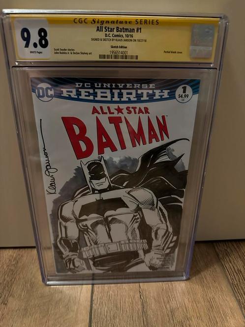 Batman dark knight returns Janson sketch art cgc hot toys, Boeken, Strips | Comics, Nieuw, Eén comic, Amerika, Ophalen of Verzenden