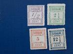 Postzegel Suriname 1912 serie Hulpuitgifte 25-01, Verzenden, Postfris