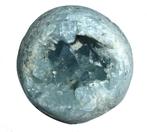 Bol Celestien diameter 68 mm  Gewicht: 510 gram, Ophalen of Verzenden, Mineraal