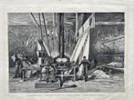 Hout gravure Les Grandes Usines 1867, Antiek en Kunst, Ophalen of Verzenden
